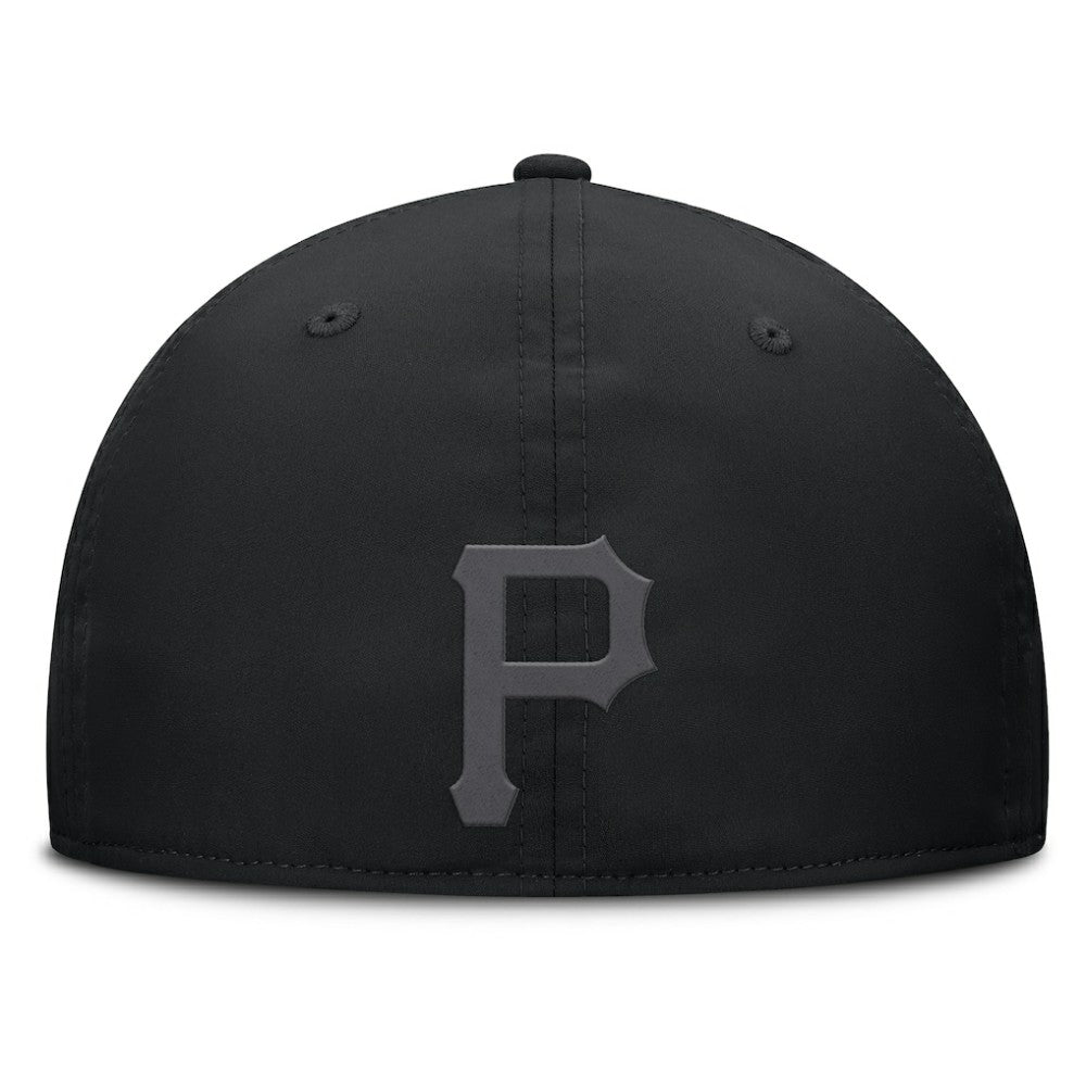 Black Pittsburgh Pirates Fanatics Overpower Flex Hat