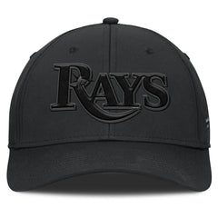 Black Tampa Bay Rays Fanatics Overpower Flex Hat