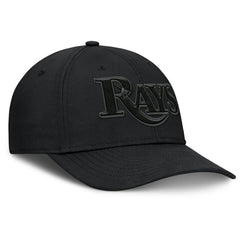 Black Tampa Bay Rays Fanatics Overpower Flex Hat