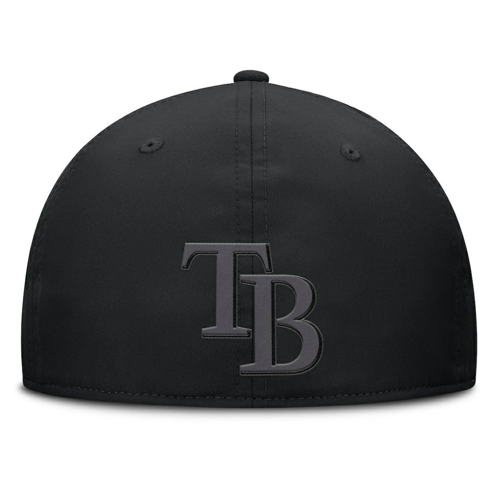 Black Tampa Bay Rays Fanatics Overpower Flex Hat
