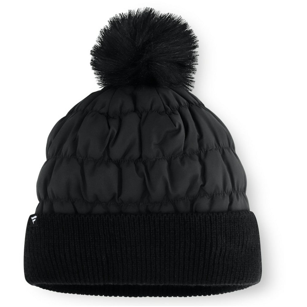 Black Colorado Rockies Fanatics Nightcap Cuffed Knit Hat with Pom