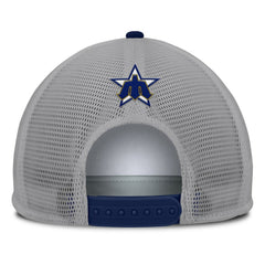 Gray/White Seattle Mariners Fanatics Cranked Foam Front Patch Trucker Adjustable Hat