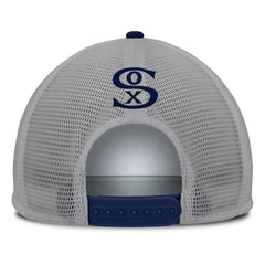 Gray/White Chicago White Sox Fanatics Cranked Foam Front Patch Trucker Adjustable Hat