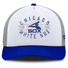 White/Blue Chicago White Sox Fanatics Designated A-Frame Foam Front Trucker Adjustable Hat