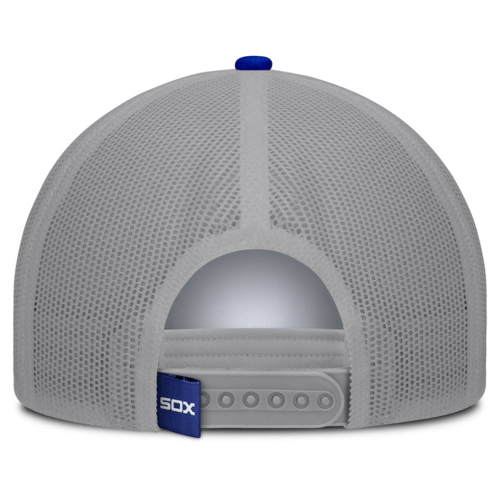 White/Blue Chicago White Sox Fanatics Designated A-Frame Foam Front Trucker Adjustable Hat