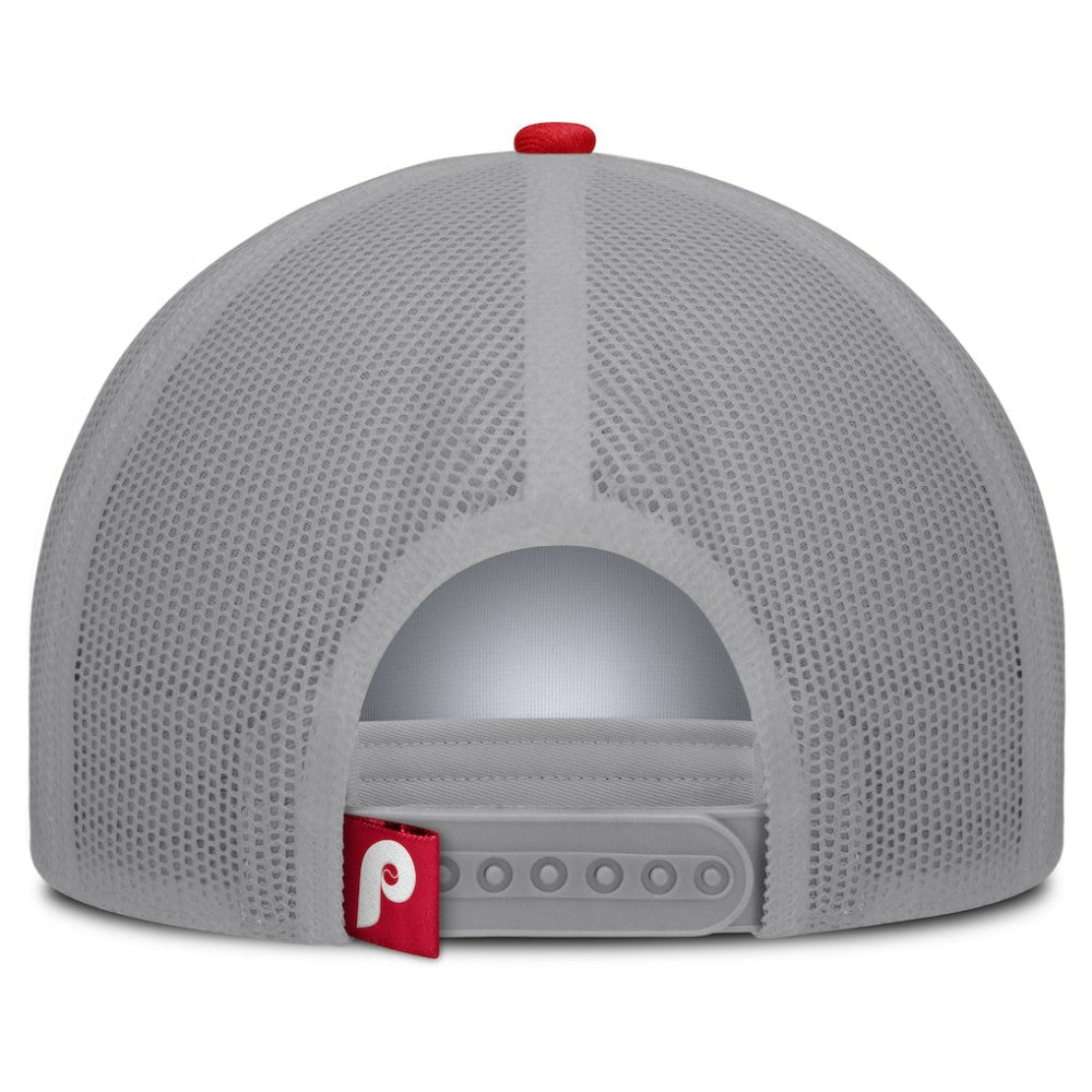 White/Red Philadelphia Phillies Fanatics Designated A-Frame Foam Front Trucker Adjustable Hat