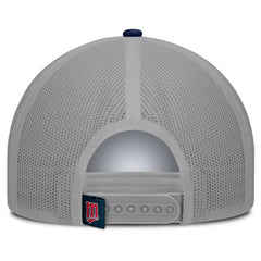 White/Navy Minnesota Twins Fanatics Designated A-Frame Foam Front Trucker Adjustable Hat