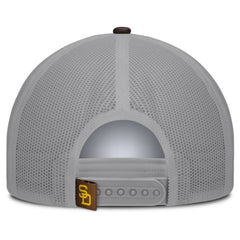 White/Brown San Diego Padres Fanatics Designated A-Frame Foam Front Trucker Adjustable Hat