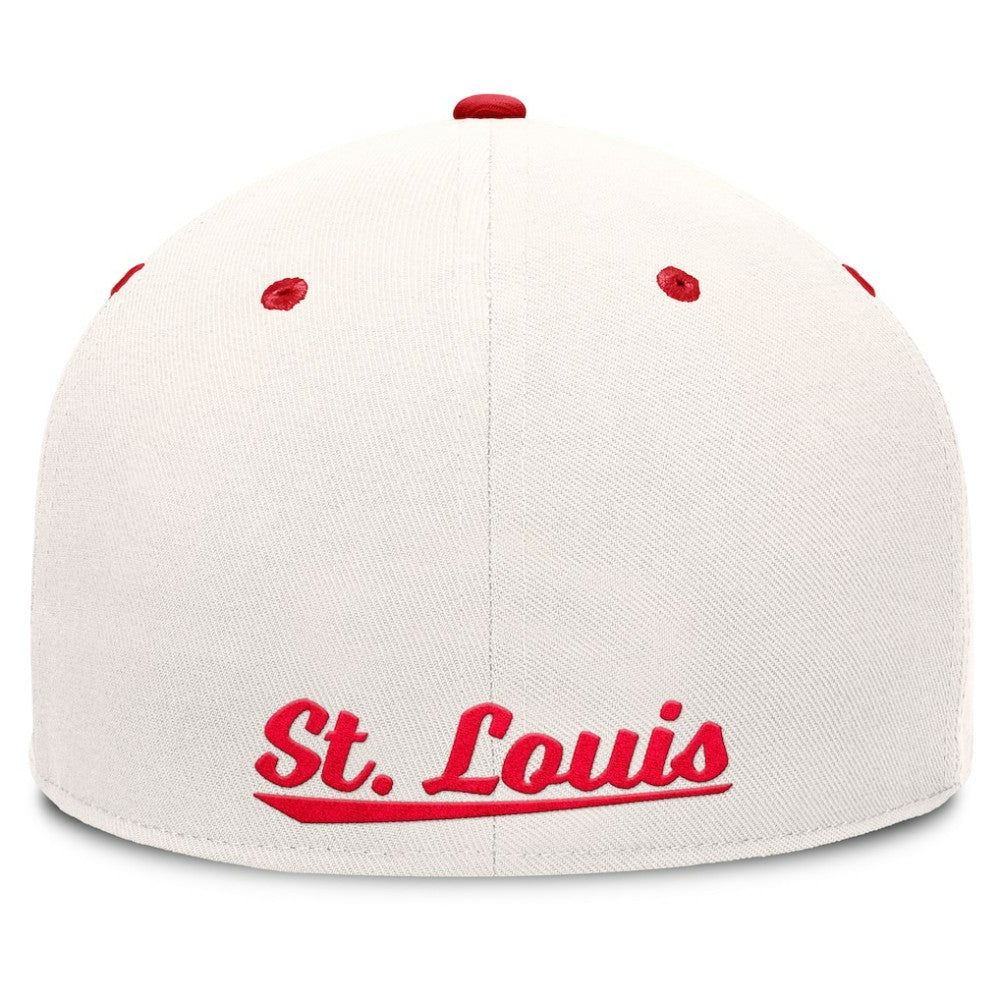 Cream/Red St. Louis Cardinals Fanatics Unit Fitted Hat