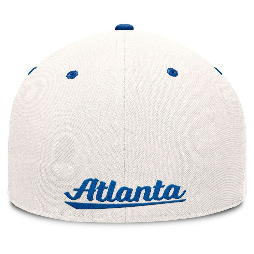 Cream/Royal Atlanta Braves Fanatics Unit Fitted Hat