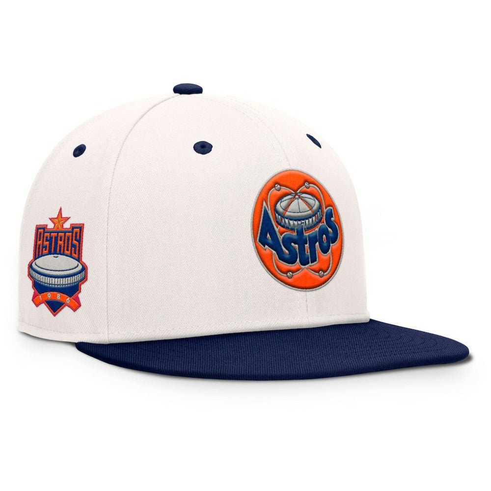 Cream/Navy Houston Astros Fanatics Unit Fitted Hat