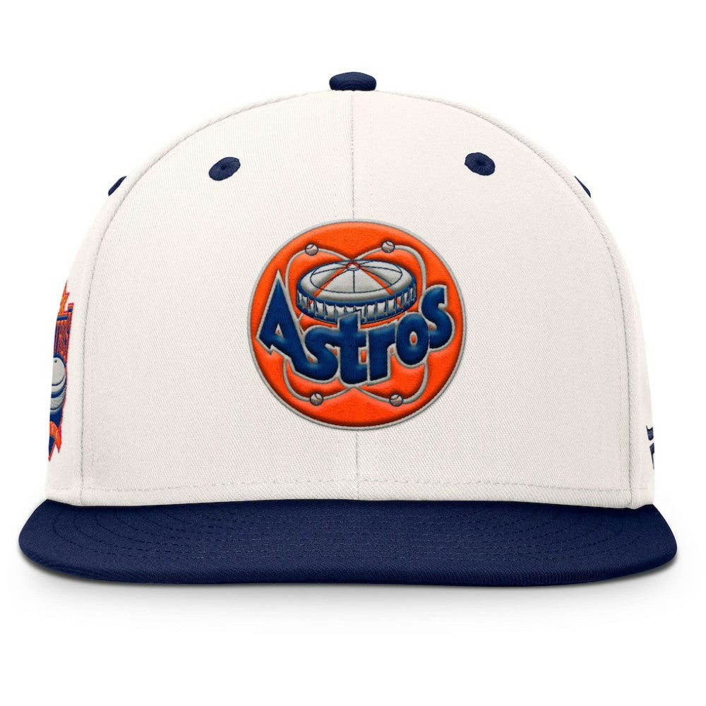 Cream/Navy Houston Astros Fanatics Unit Fitted Hat