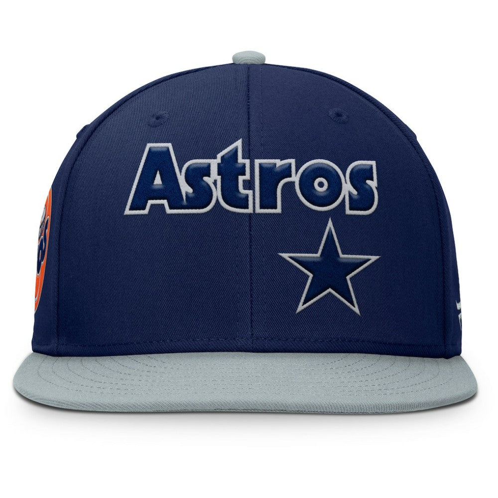 Navy/Gray Houston Astros Fanatics Yard Fitted Hat