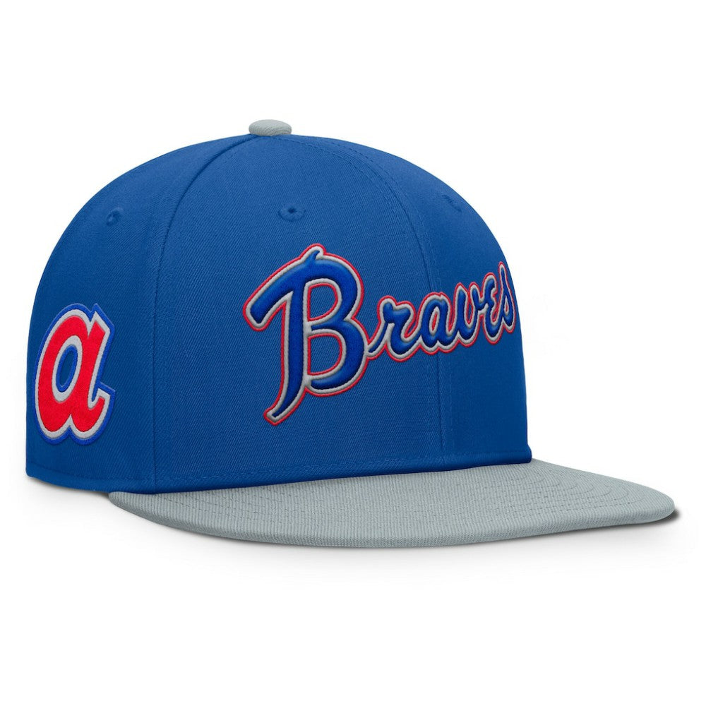 Royal/Gray Atlanta Braves Fanatics Yard Fitted Hat