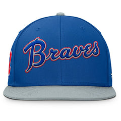 Royal/Gray Atlanta Braves Fanatics Yard Fitted Hat