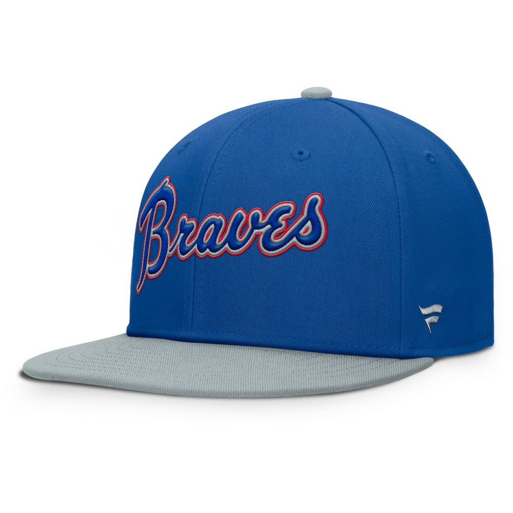 Royal/Gray Atlanta Braves Fanatics Yard Fitted Hat