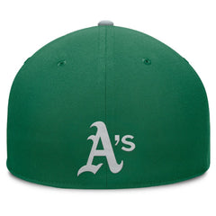Green/Gray Athletics Fanatics Yard Fitted Hat