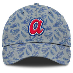 Gray Atlanta Braves Fanatics Women's Cooperstown Collection Shift Adjustable Hat