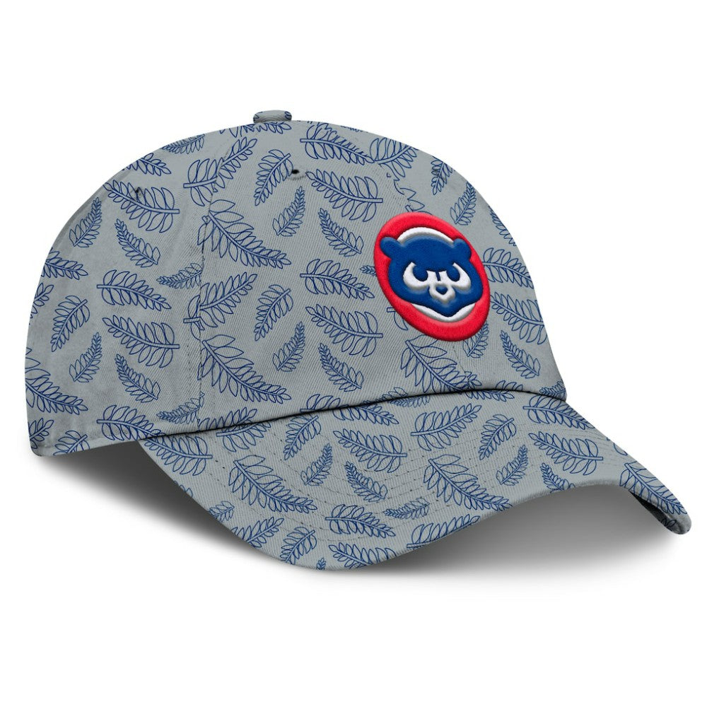 Gray Chicago Cubs Fanatics Women's Cooperstown Collection Shift Adjustable Hat