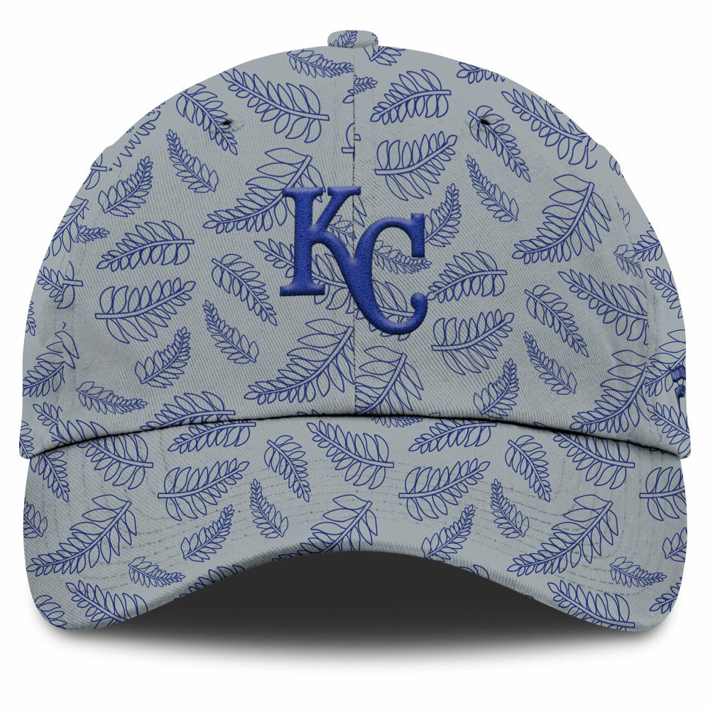 Gray Kansas City Royals Fanatics Women's Cooperstown Collection Shift Adjustable Hat