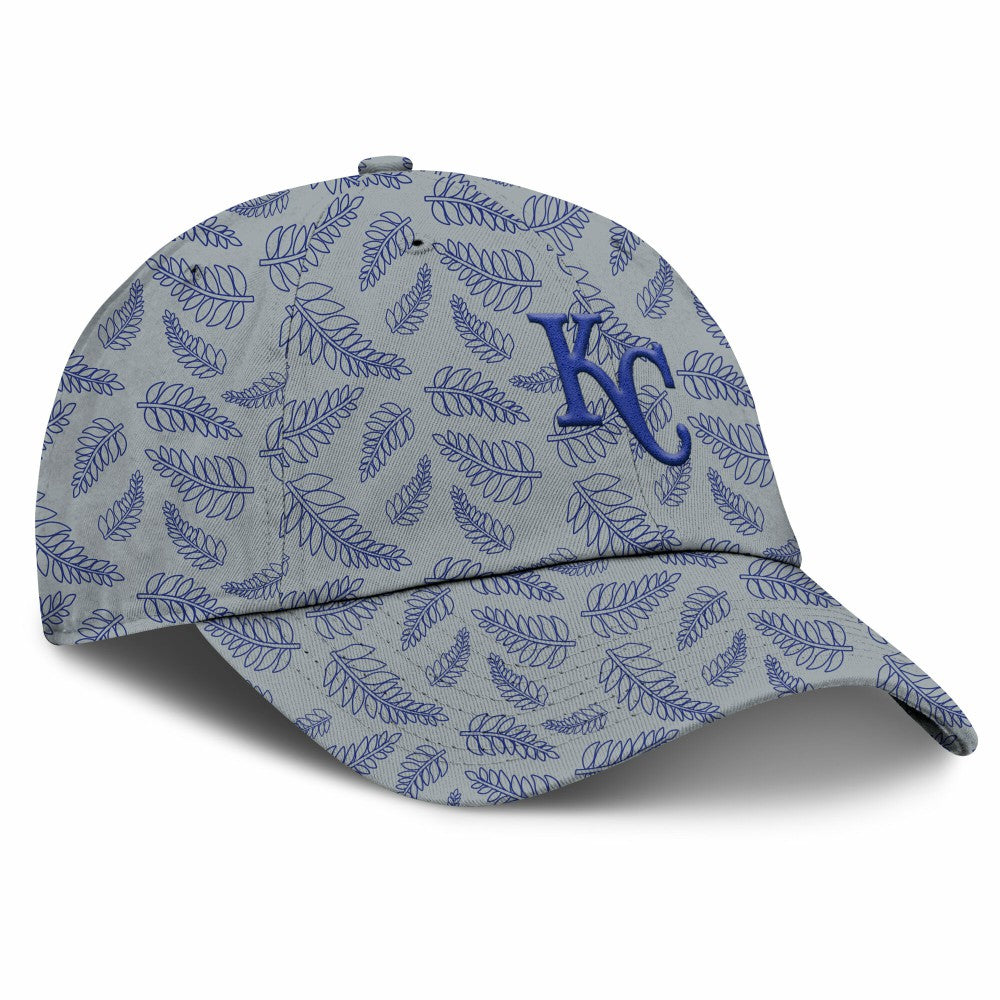 Gray Kansas City Royals Fanatics Women's Cooperstown Collection Shift Adjustable Hat