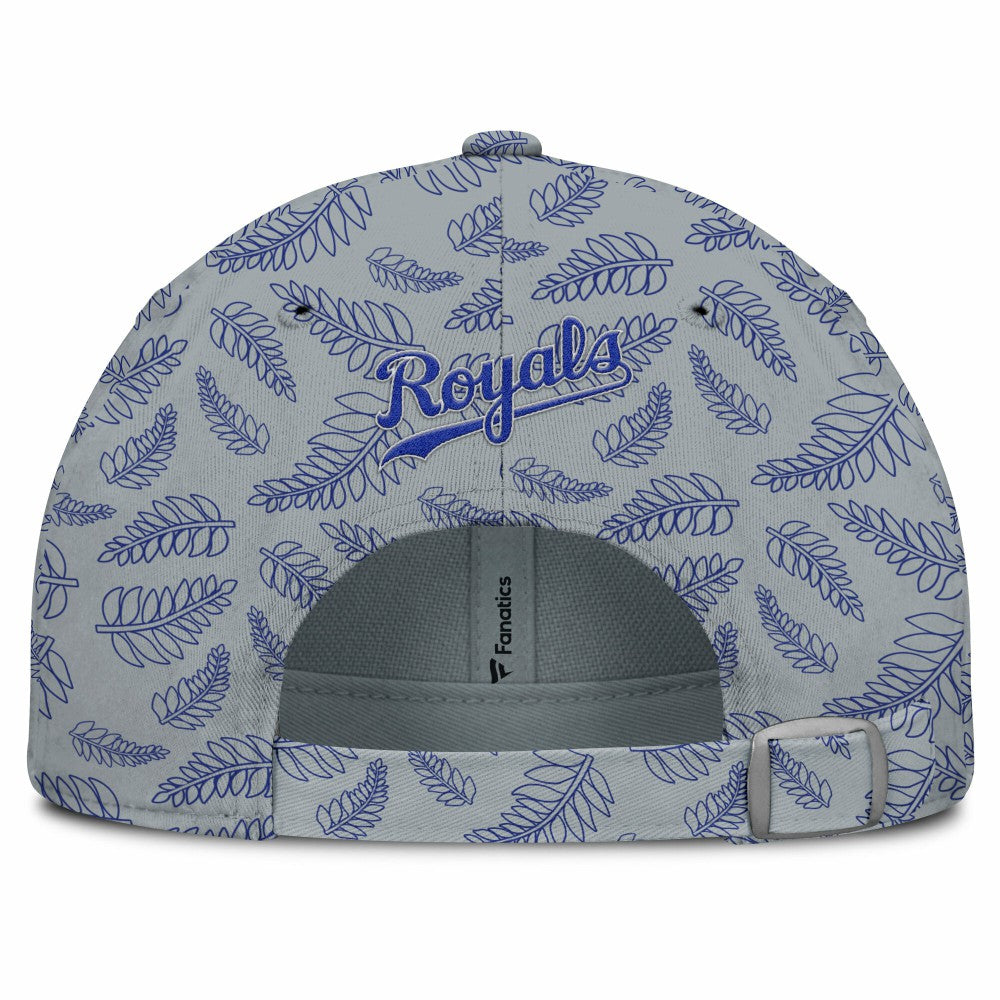 Gray Kansas City Royals Fanatics Women's Cooperstown Collection Shift Adjustable Hat