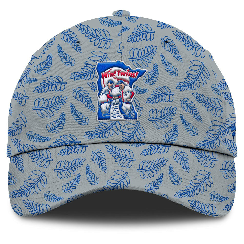 Gray Minnesota Twins Fanatics Women's Cooperstown Collection Shift Adjustable Hat