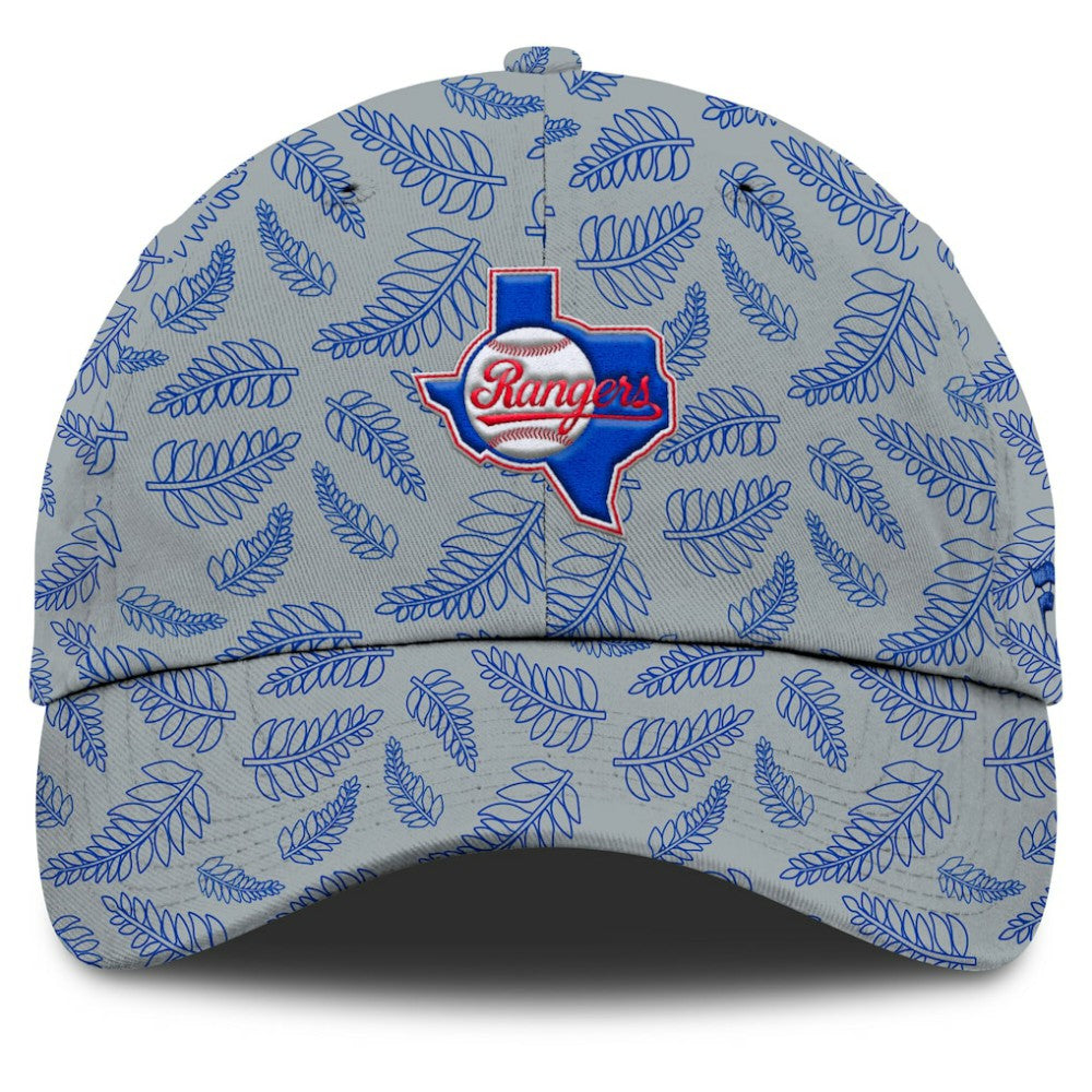 Gray Texas Rangers Fanatics Women's Cooperstown Collection Shift Adjustable Hat
