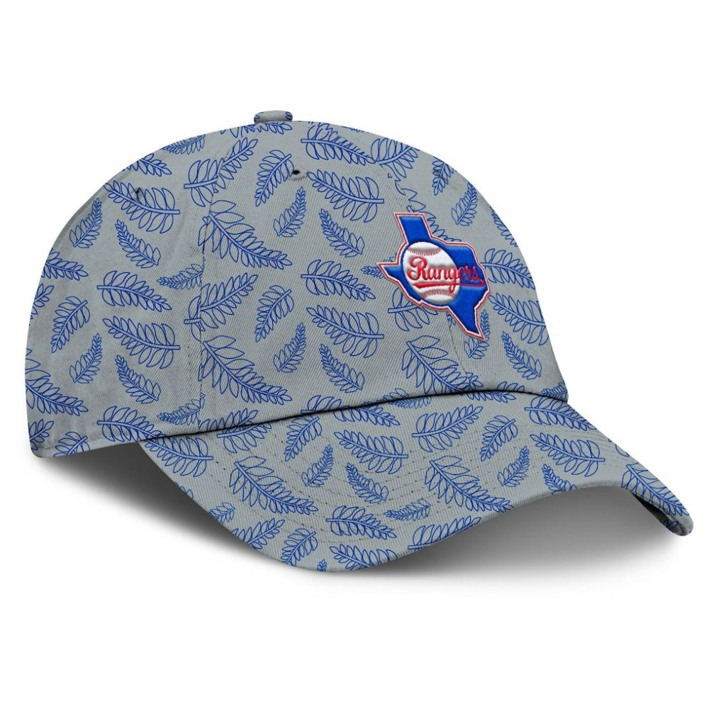 Gray Texas Rangers Fanatics Women's Cooperstown Collection Shift Adjustable Hat