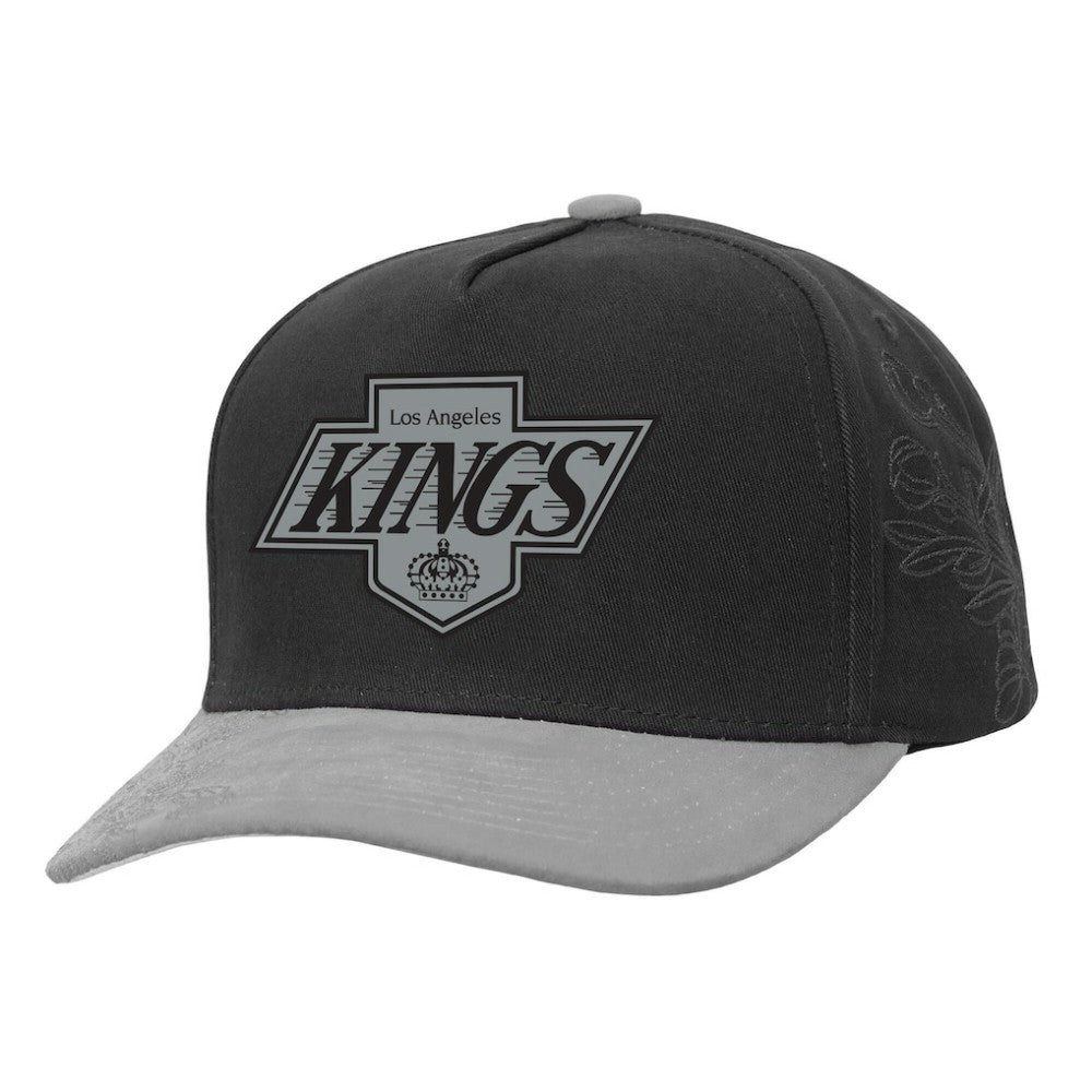 NHL Los Angeles Kings Mitchell & Ness May Flowers Pro Crown Adjustable Hat