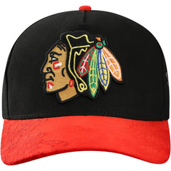 NHL Chicago Blackhawks Mitchell & Ness May Flowers Pro Crown Adjustable Hat