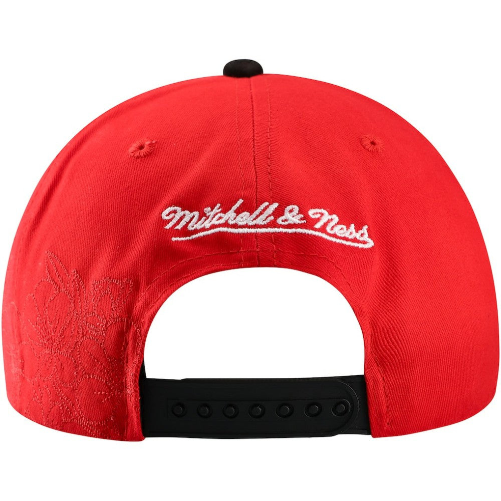 NHL Detroit Red Wings Mitchell & Ness May Flowers Pro Crown Adjustable Hat