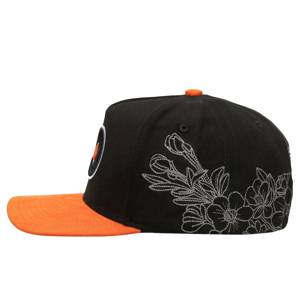 NHL Philadelphia Flyers Mitchell & Ness May Flowers Pro Crown Adjustable Hat