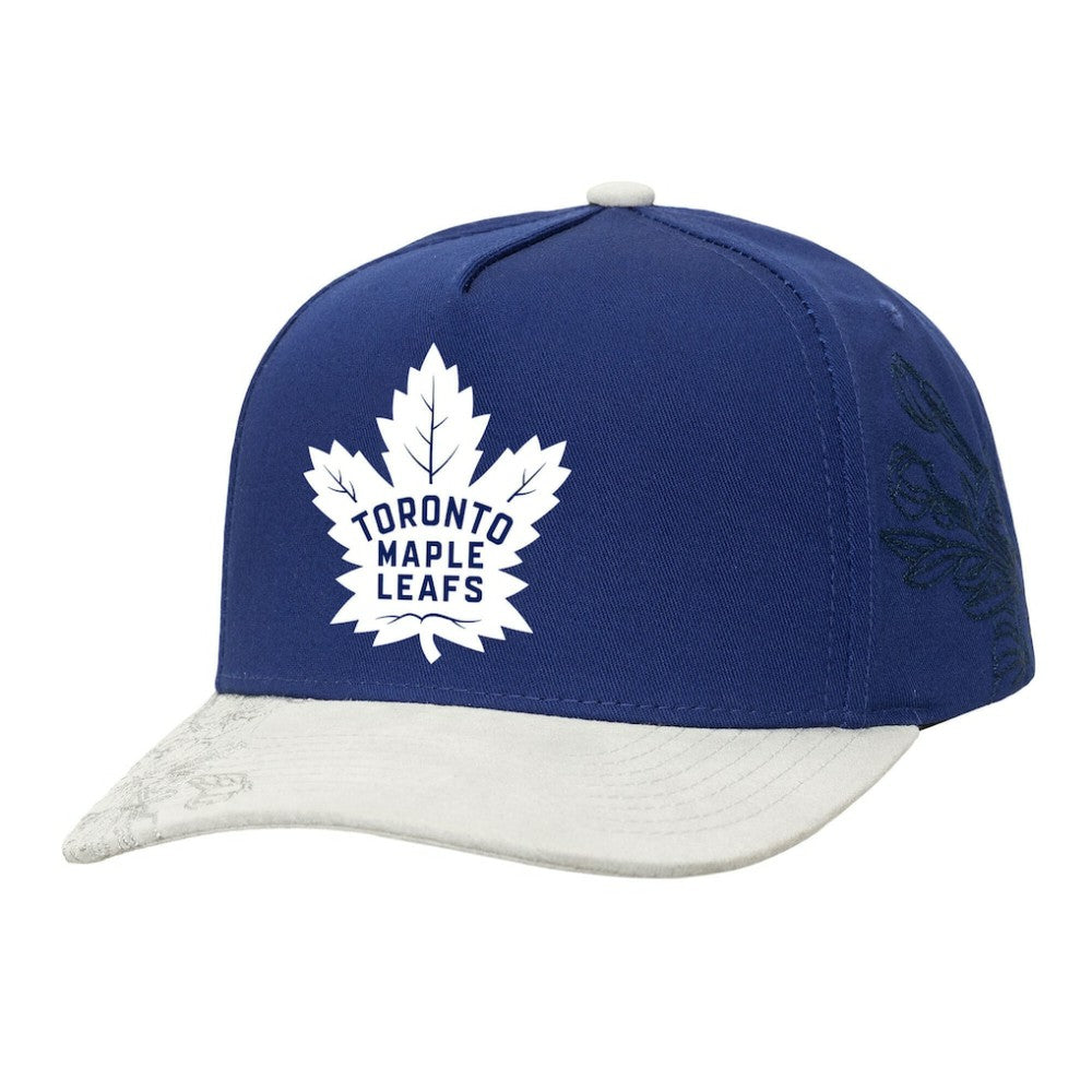 NHL Toronto Maple Leafs Mitchell & Ness May Flowers Pro Crown Adjustable Hat