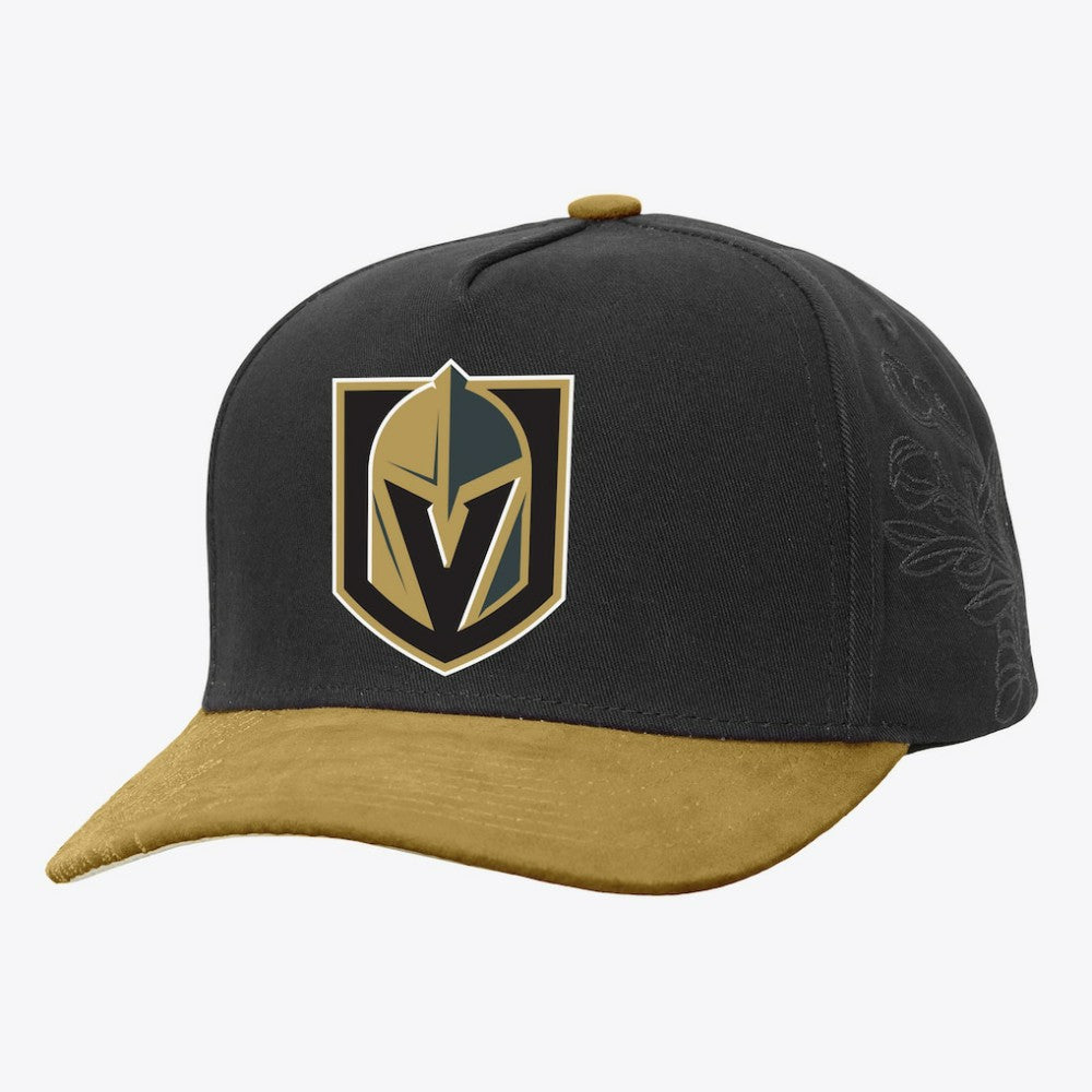 NHL Vegas Golden Knights Mitchell & Ness May Flowers Pro Crown Adjustable Hat