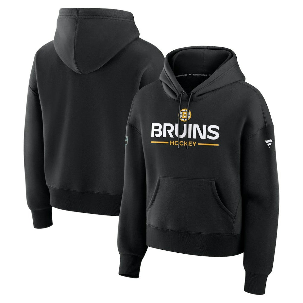 NHL Boston Bruins Fanatics Women's Authentic Pro Primary Pullover Hoodie