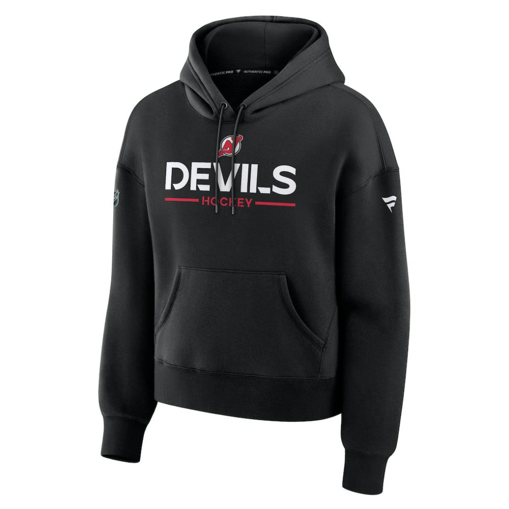 NHL New Jersey Devils Fanatics Women's Authentic Pro Primary Pullover Hoodie