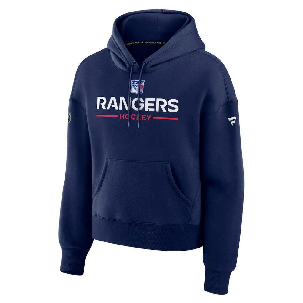 NHL New York Rangers Fanatics Women's Authentic Pro Primary Pullover Hoodie