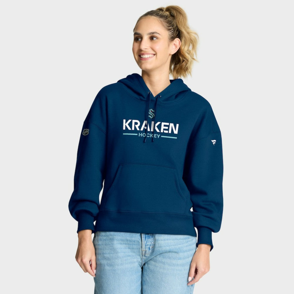 NHL Seattle Kraken Fanatics Women's Authentic Pro Primary Pullover Hoodie