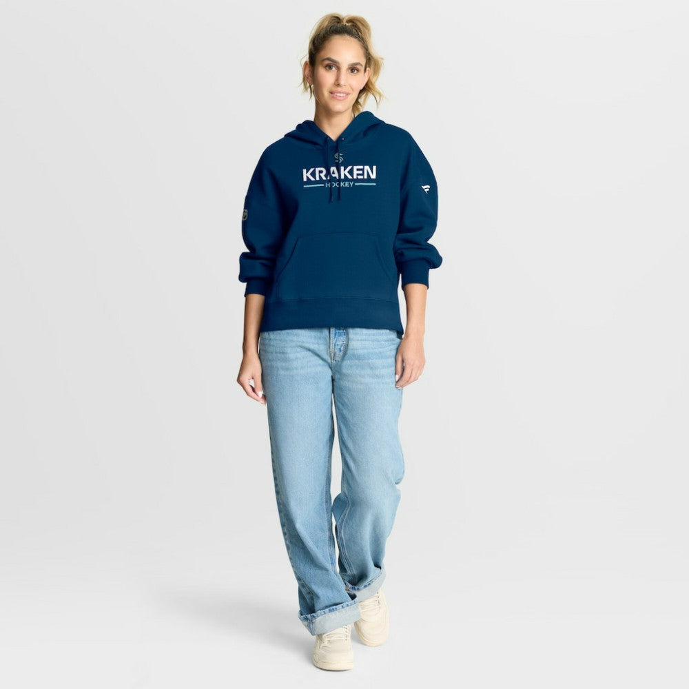 NHL Seattle Kraken Fanatics Women's Authentic Pro Primary Pullover Hoodie