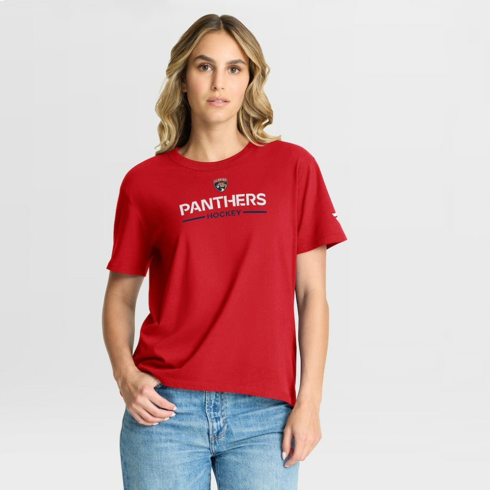 NHL Florida Panthers Fanatics Women's Authentic Pro Primary T-Shirt
