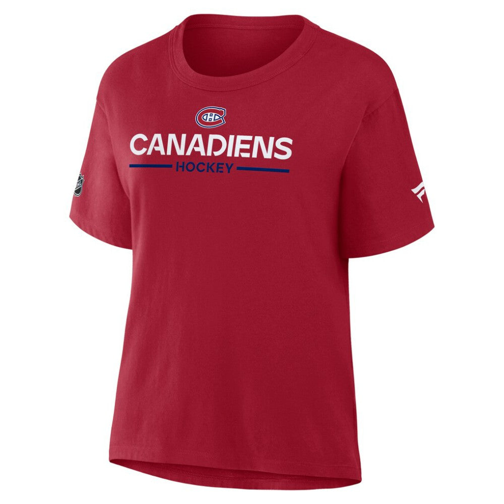 NHL Montreal Canadiens Fanatics Women's Authentic Pro Primary T-Shirt