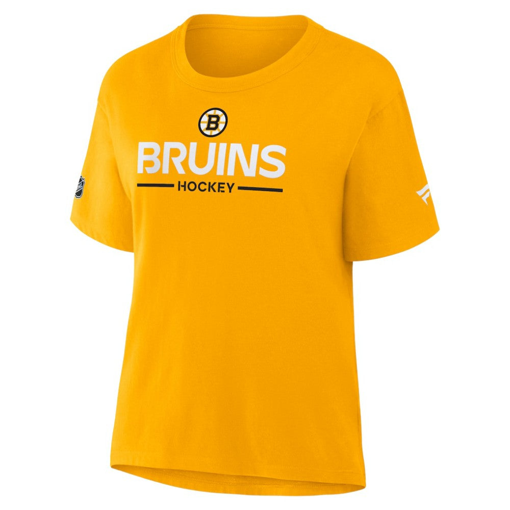 NHL Boston Bruins Fanatics Women's Authentic Pro Primary T-Shirt