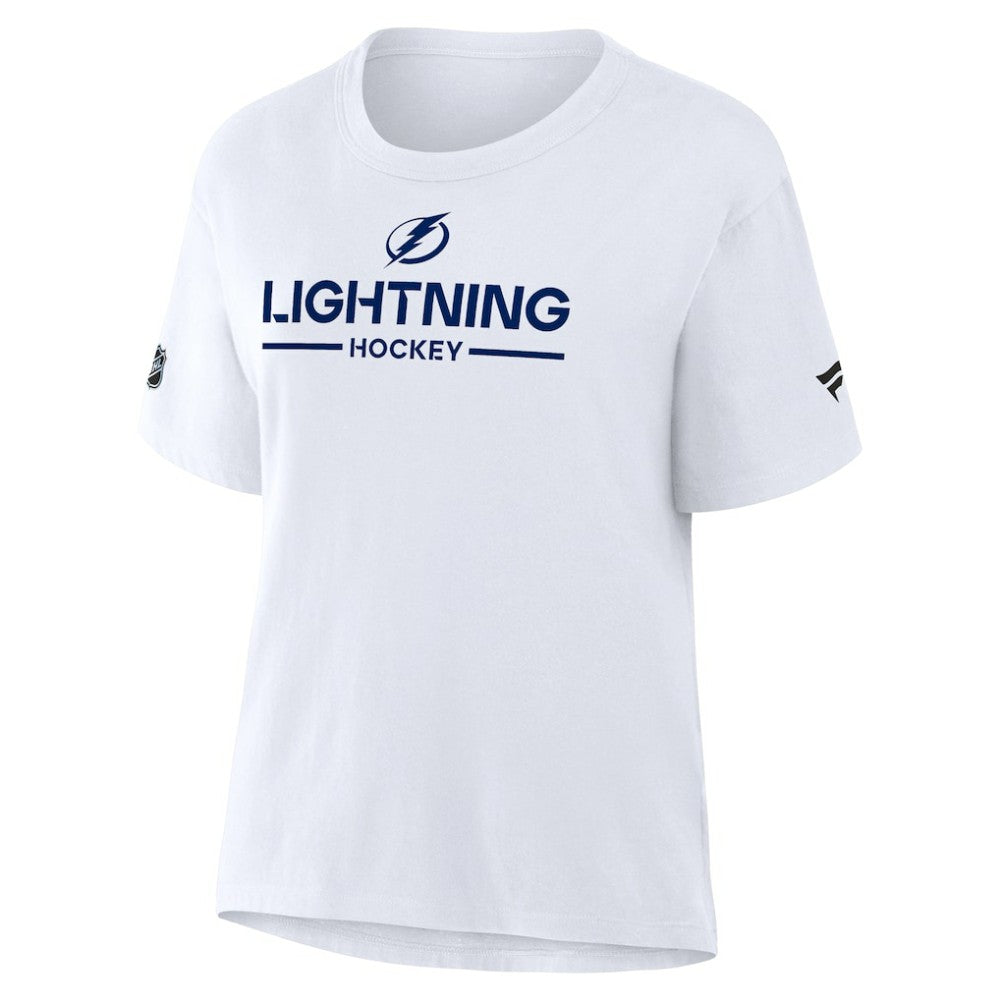 NHL Tampa Bay Lightning Fanatics Women's Authentic Pro Primary T-Shirt