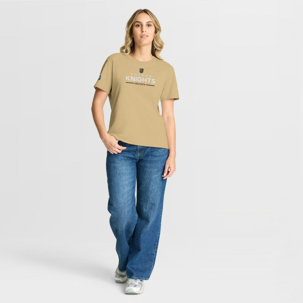 NHL Vegas Golden Knights Fanatics Women's Authentic Pro Primary T-Shirt