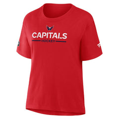 NHL Washington Capitals Fanatics Women's Authentic Pro Primary T-Shirt