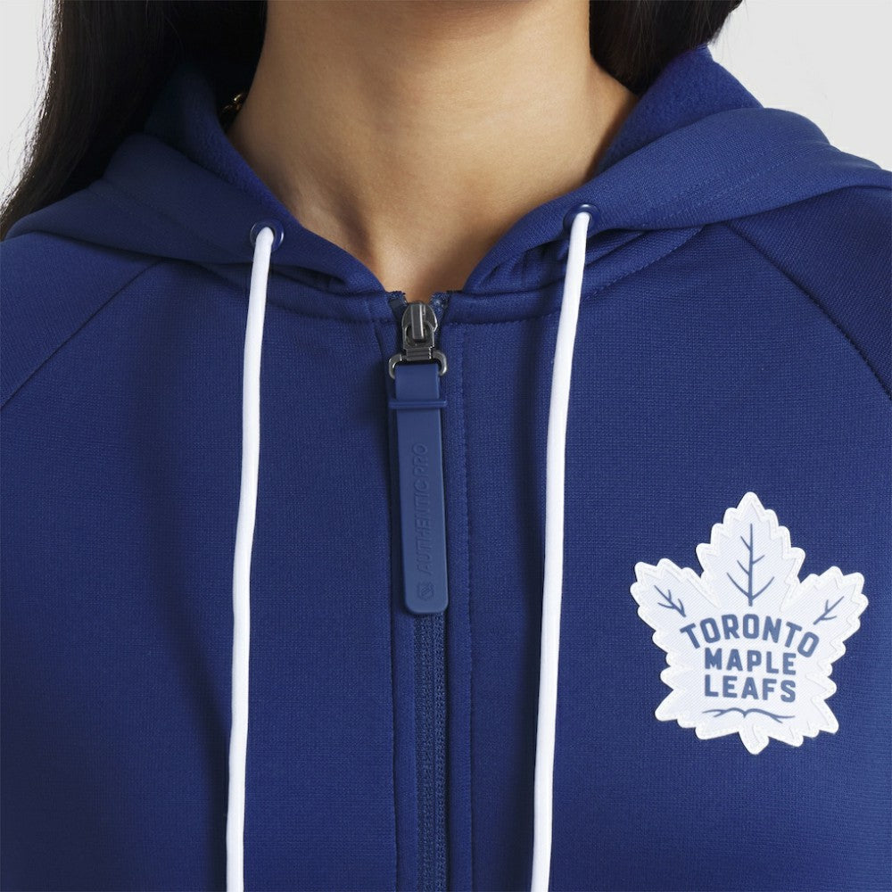 NHL Toronto Maple Leafs Fanatics Women's Authentic Pro Rink Raglan Full-Zip Hoodie