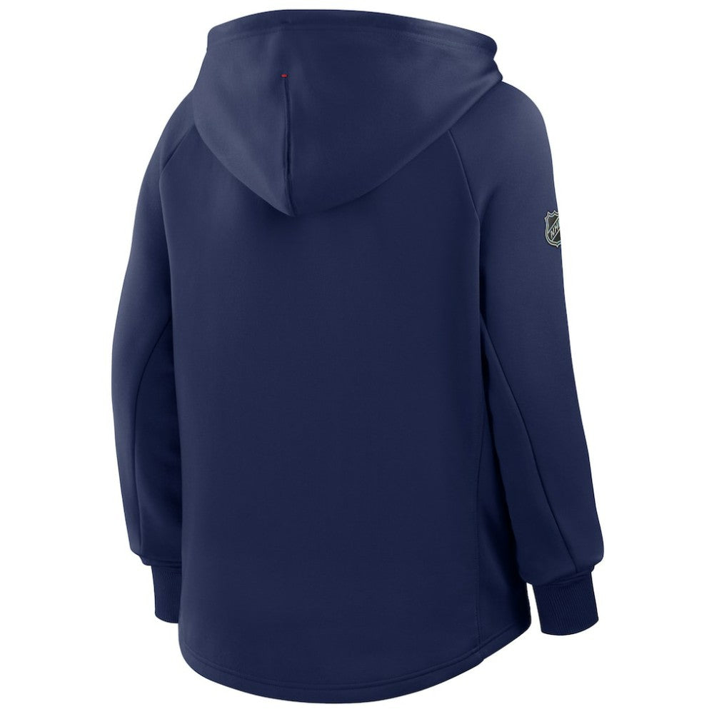 NHL New York Rangers Fanatics Women's Authentic Pro Rink Raglan Full-Zip Hoodie