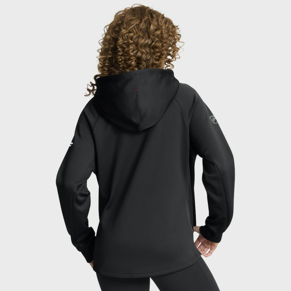 NHL Carolina Hurricanes Fanatics Women's Authentic Pro Rink Raglan Full-Zip Hoodie