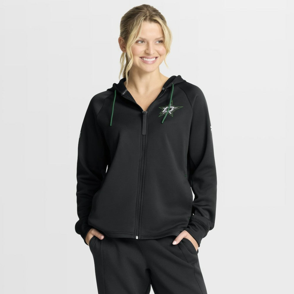 NHL Dallas Stars Fanatics Women's Authentic Pro Rink Raglan Full-Zip Hoodie